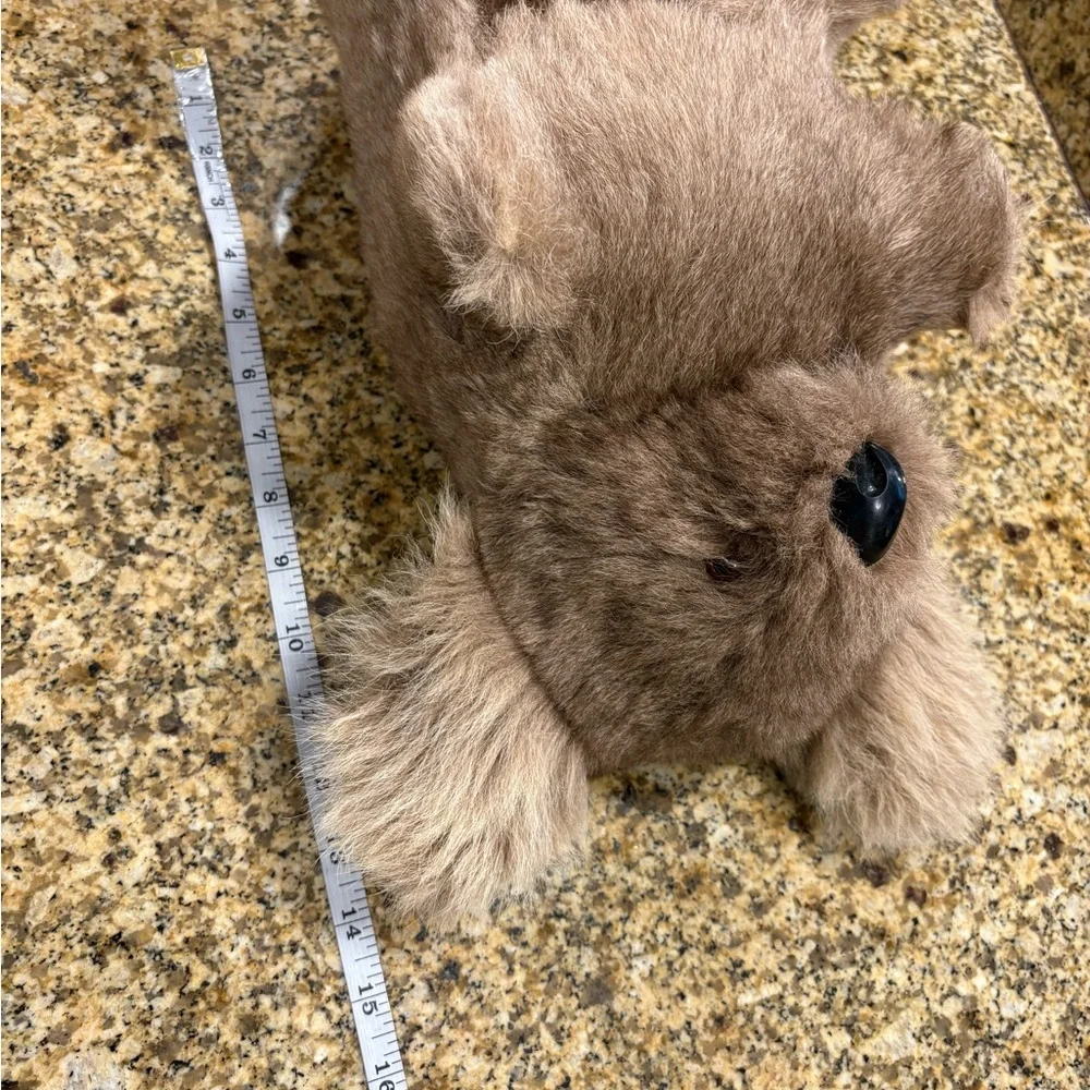Vintage Stuffed Koala Bear made in Australia Real Kangaroo Fur Appx 15” Souvenir - Picture 11 of 13